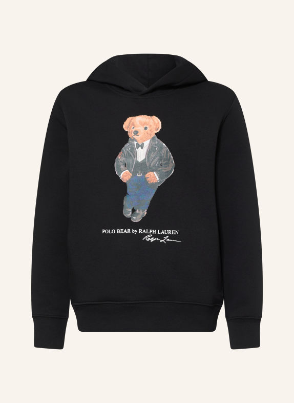 POLO RALPH LAUREN Hoodie BLACK / BROWN / BLUE