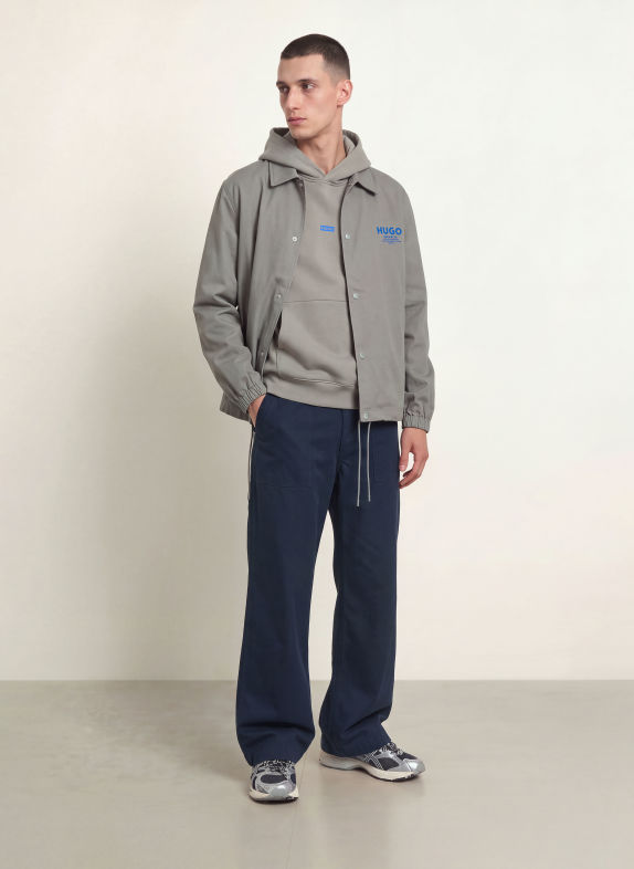HUGO Chino RANKO Regular Fit DUNKELBLAU