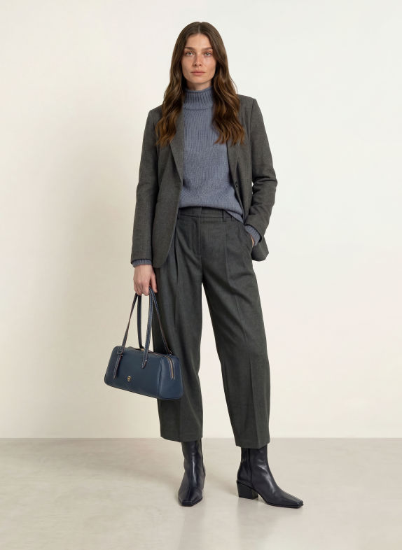 CIRCOLO 1901 Jersey Blazer DARK GRAY