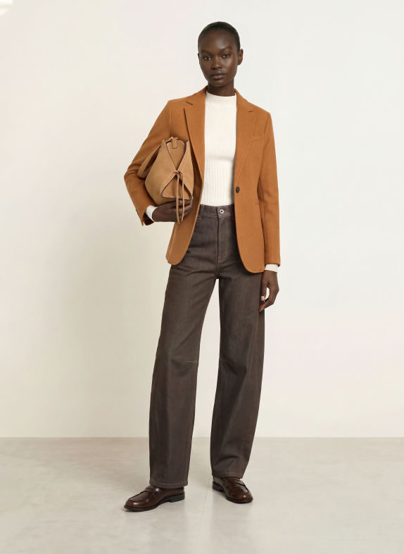 CIRCOLO 1901 Jersey Blazer CAMEL