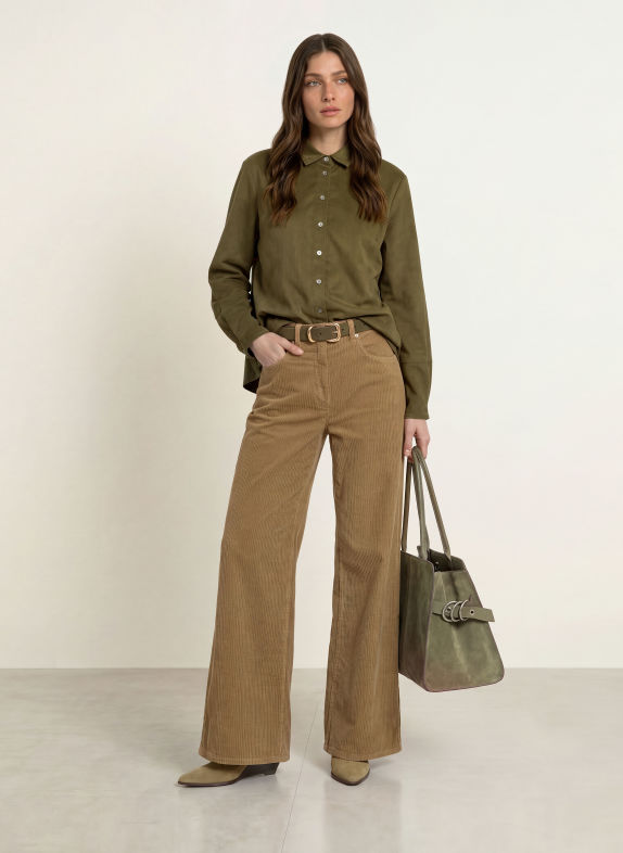 ROBERT FRIEDMAN Skjortor TINY i manchester KHAKI