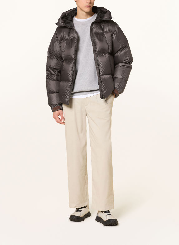 Goldwin CRYSTALLITE Down Jacket DARK BROWN