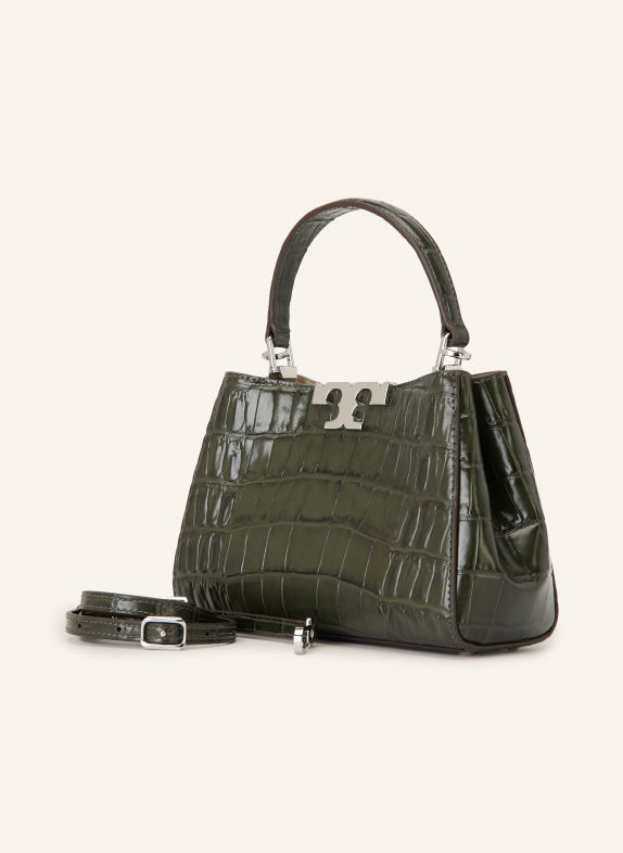 TORY BURCH Handtasche ELEANOR OLIV / SILBER