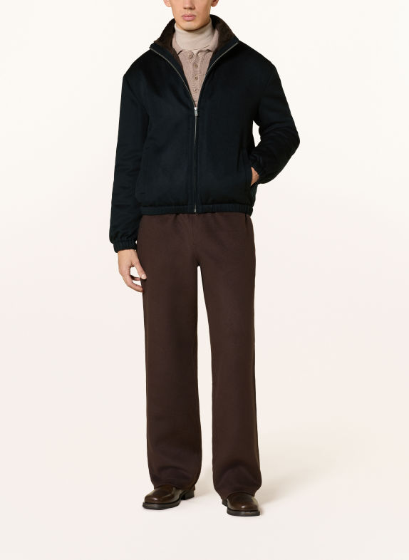 ARMA Blouson ALTIN en cachemire BLEU FONCÉ