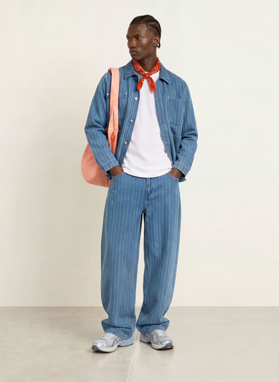 WOODBIRD Jeans WBYUTO ZHOU Baggy Fit MID BLUE