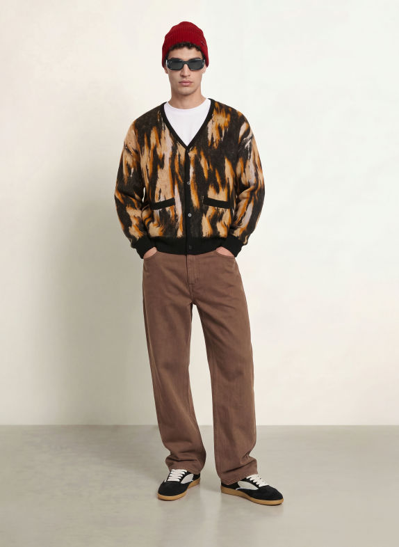 WOODBIRD Jeans WBLEROY Loose Fit Washed Brown