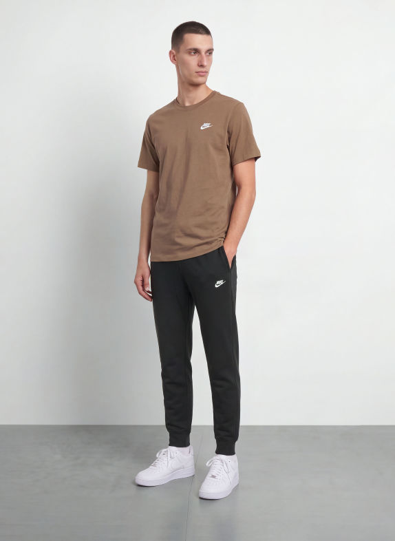 Nike SPORTSWEAR CLUB T-shirt DARK BROWN