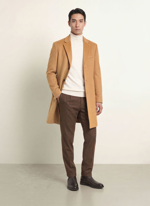 BOSS KANE Modern Regular Fit Chinos BROWN
