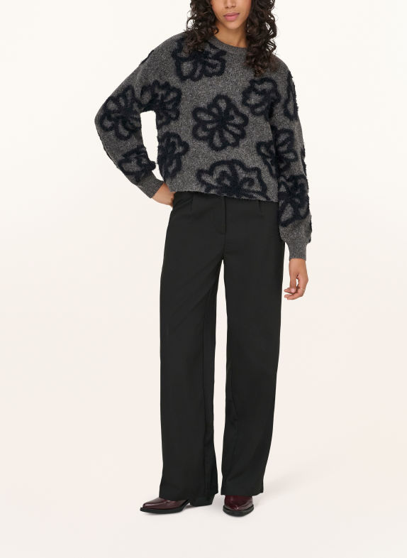 ONLY Sweater GRAY / BLACK