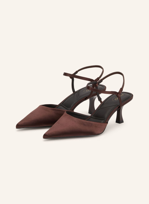 ALDO JASMYNEE Slingback Pumps DARK BROWN