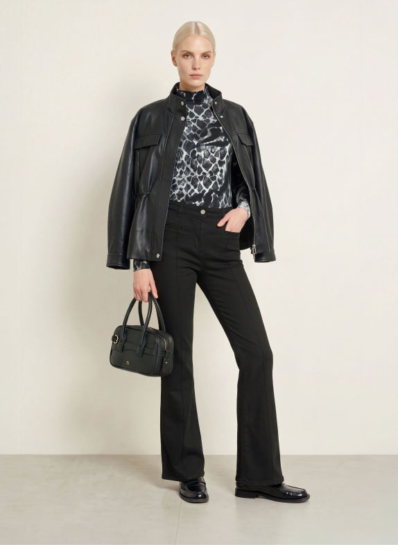 efixelle Longsleeve SCHWARZ / DUNKELGRAU / GRAU