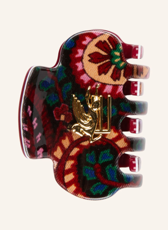 ETRO Hair Clip DARK RED / GREEN / DARK BLUE