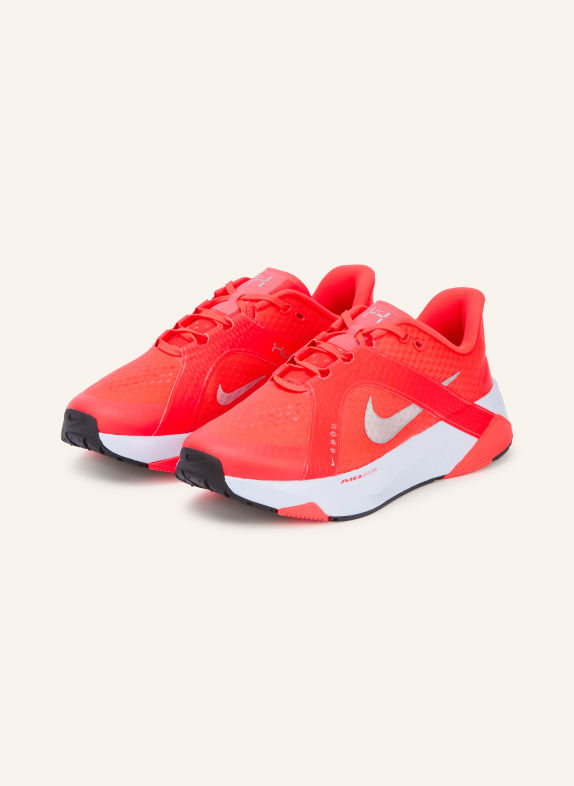 Nike HYBRID RN Fitness Shoes NEON RED / SILVER