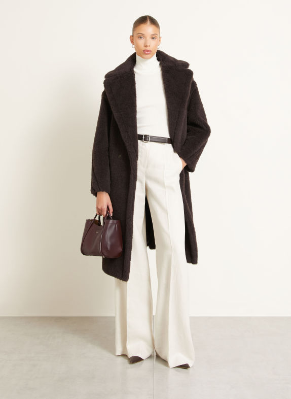 Max Mara Handväska MARINE EXTRA SMALL MÖRKBRUN