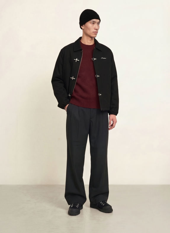 PEGADOR SIGNAR Oversized Sweater DARK RED