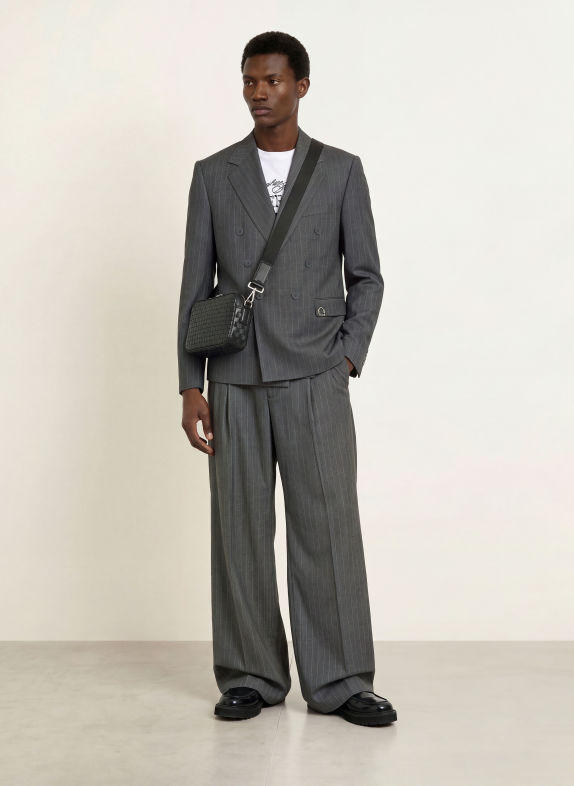 RETERNITY Kavaj SIGNE Regular Fit PINSTRIPE GREY