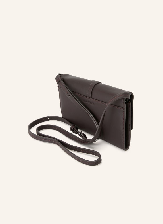 Marc O'Polo Crossbody-taske MØRKEBRUN / SØLV
