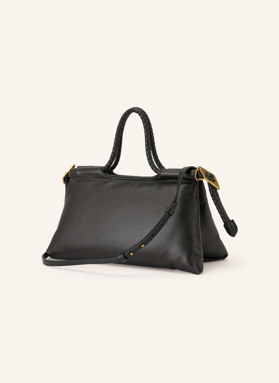 ISABEL MARANT Sac à main PIPA MEDIUM NOIR / OR