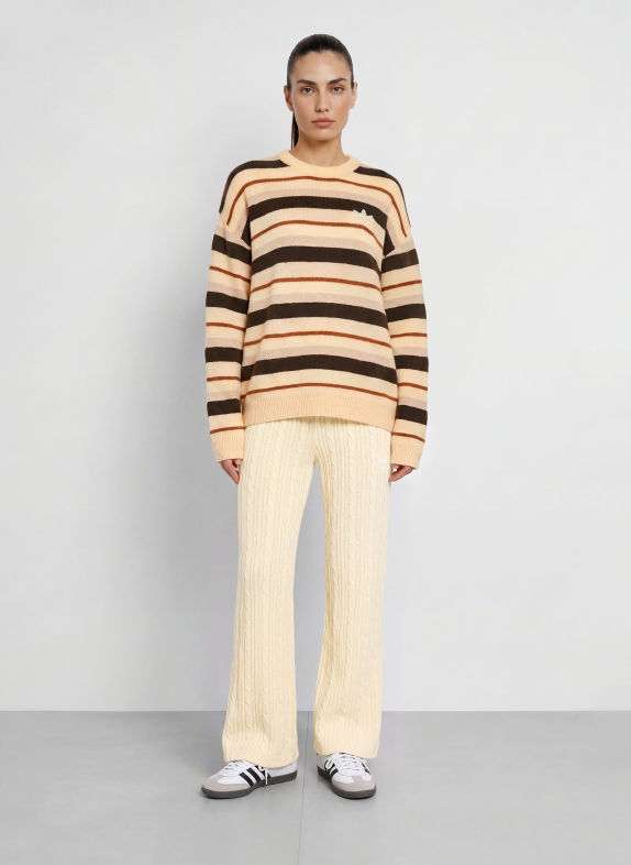 adidas Originals Gebreide broek KNITTED LICHTGEEL / CRÈME