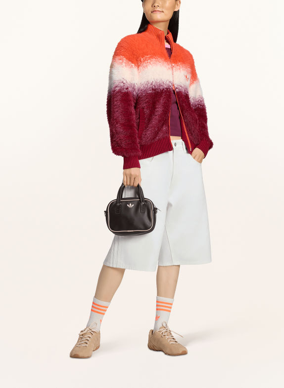 adidas Originals Vest KN FLUF HAIR TT ORANJE / DONKERROOD / WIT