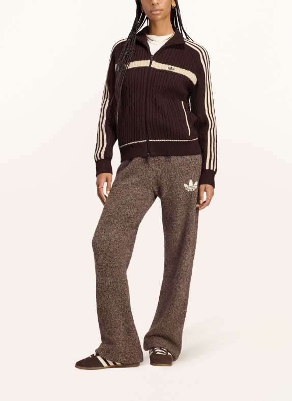 adidas Originals Cardigan ARCHIVE ORIGINALS MARO ÎNCHIS / ALB