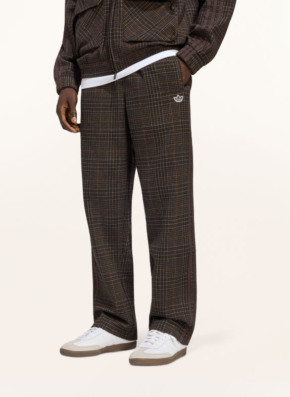 adidas Originals FIREBIRD Track pants DARK BROWN / COGNAC / BEIGE