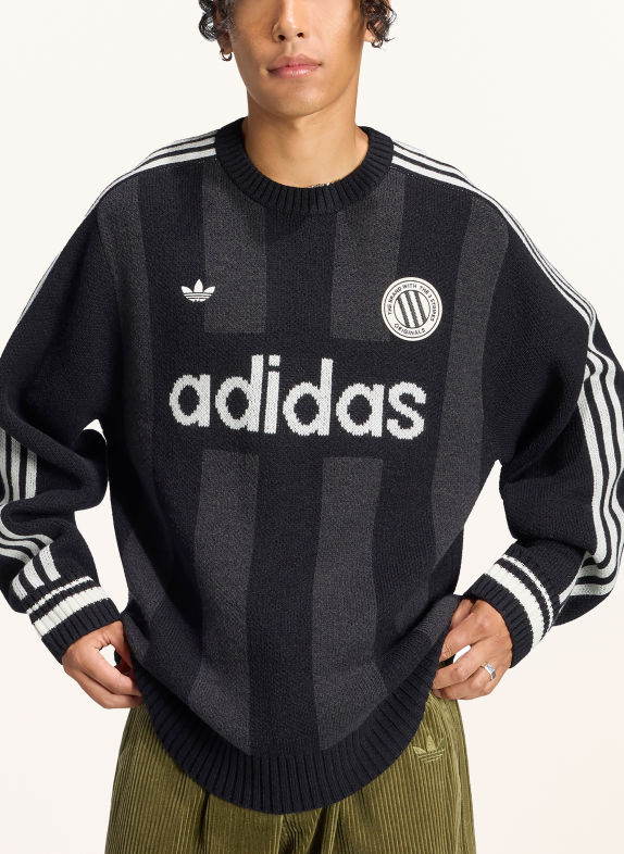 adidas Originals GFX Sweater BLACK / DARK GRAY / WHITE