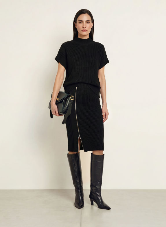 PATRIZIA PEPE Sweater vest BLACK