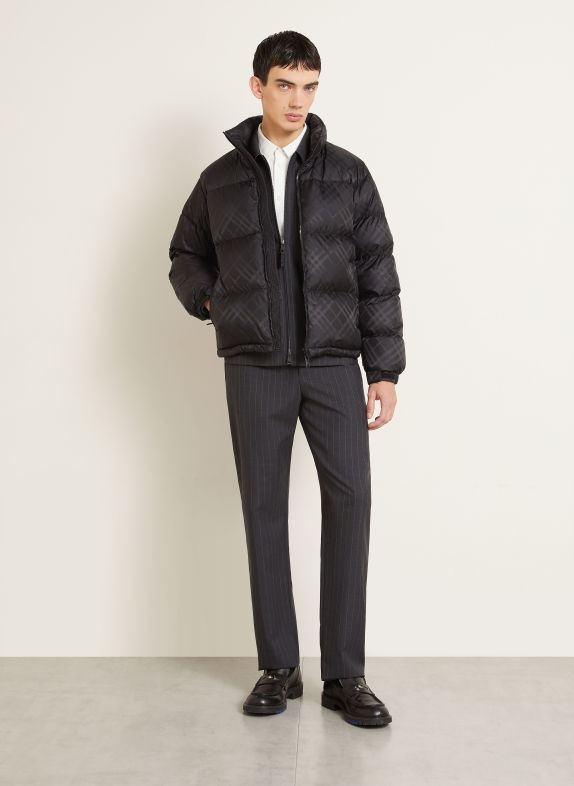 BURBERRY Kurtka puchowa HIGHLANDS CZARNY