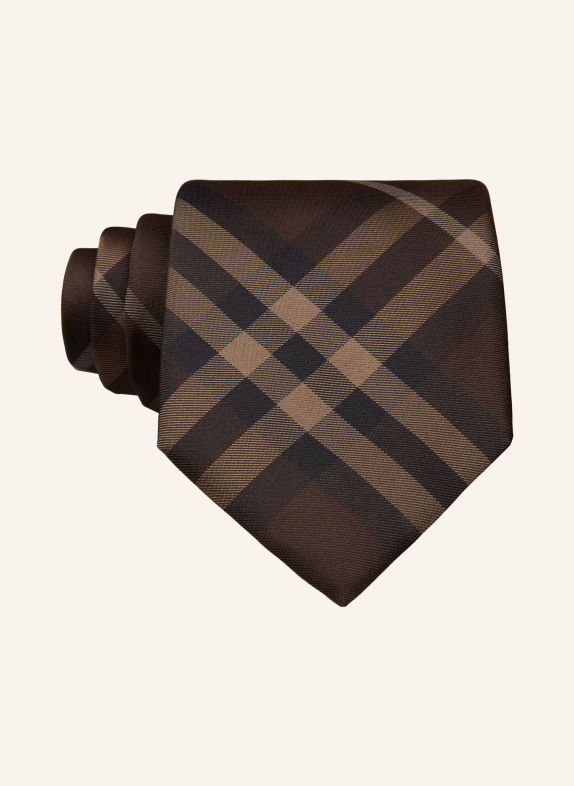 BURBERRY MANSTON Tie DARK BROWN / LIGHT BROWN