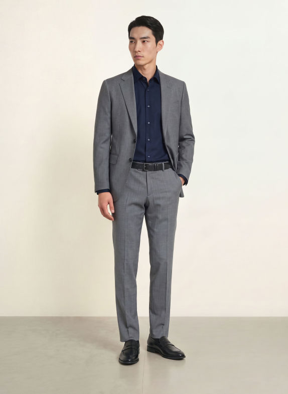 BOSS Hemd JOE Regular Fit DUNKELBLAU