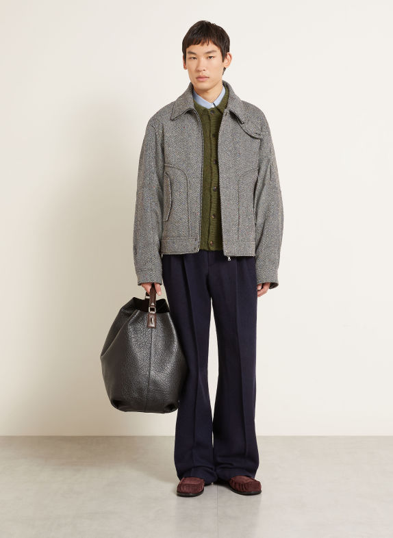 DRIES VAN NOTEN Chino PANROM Regular Fit DONKERBLAUW