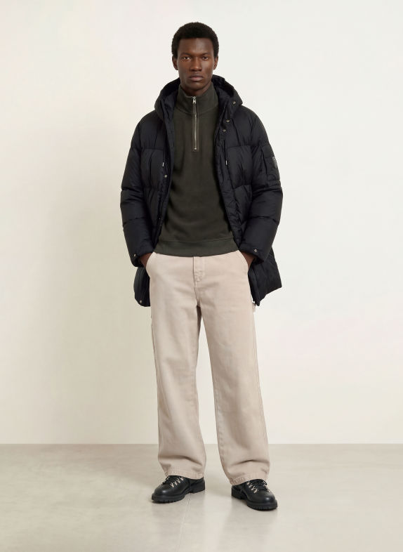 C.P. COMPANY Daunenjacke SCHWARZ