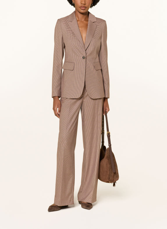 MORE & MORE Blazer LIGHT BROWN / DARK RED / BLUE