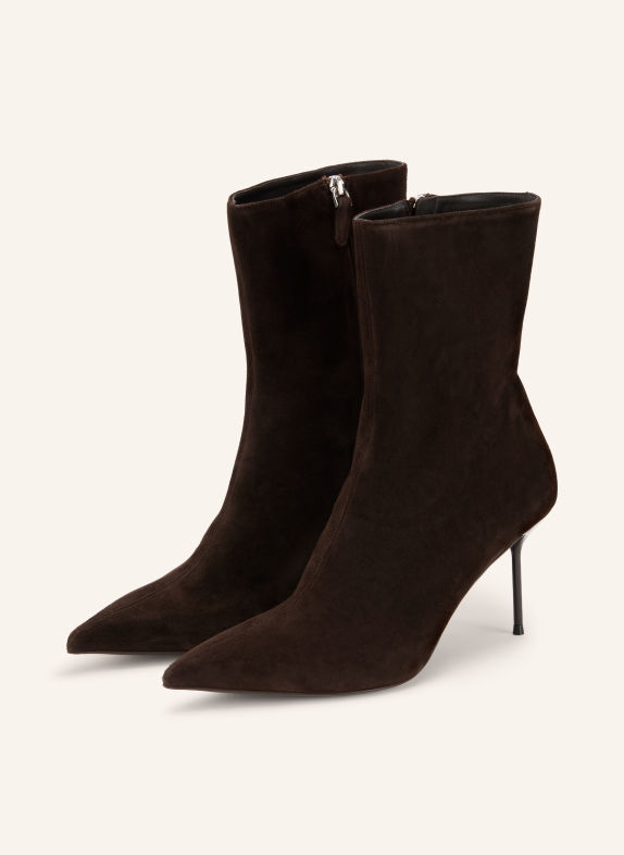PARIS TEXAS LIDIA Ankle boots DARK BROWN
