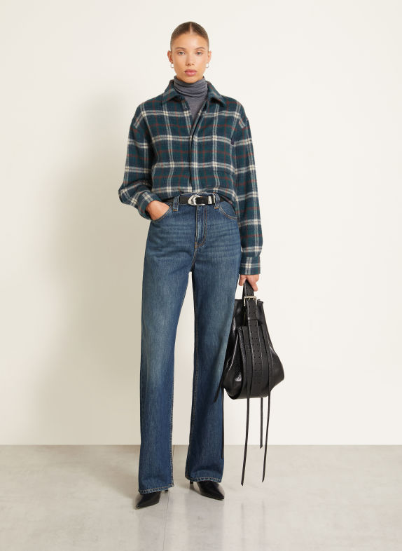 DARKPARK LEXIE Straight jeans W083 FAIRFAX BLUE