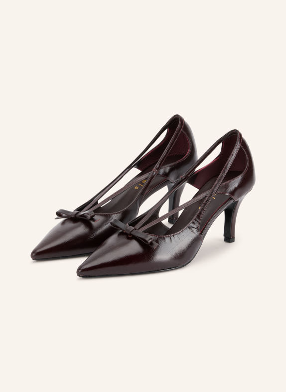 lilienfels Pumps DUNKELROT