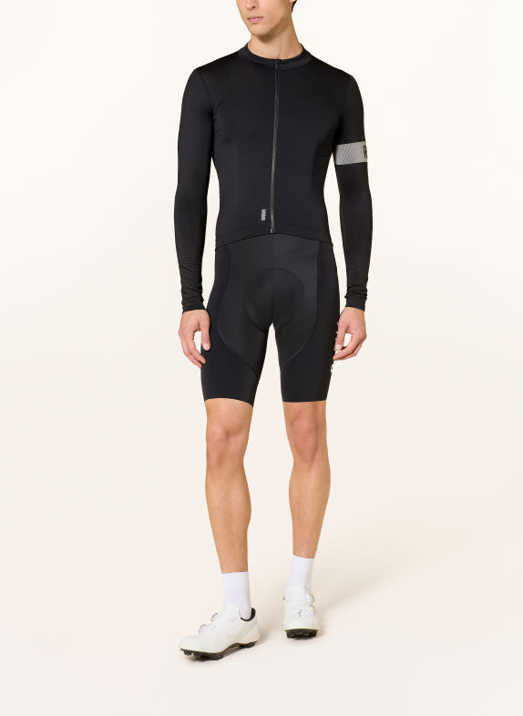 Rapha Koszulka rowerowa PRO TEAM LONG SLEEVE MIDWEIGHT JERSEY II CZARNY / BIAŁY