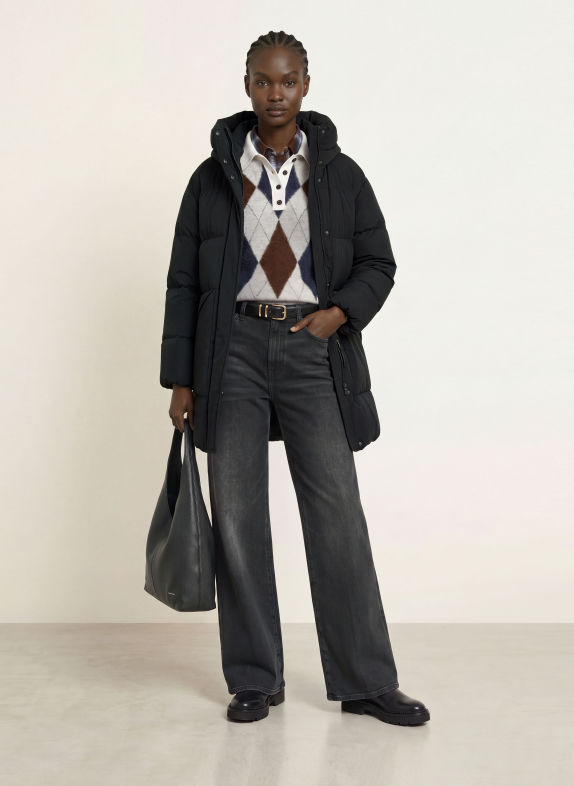 WOOLRICH Daunenmantel MADISON SCHWARZ