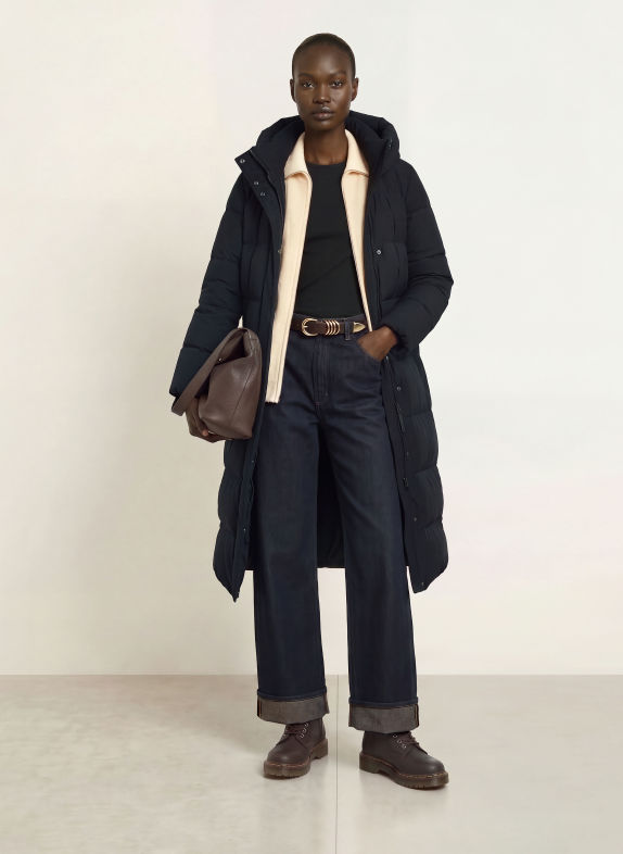 WOOLRICH Daunenmantel MADISON SCHWARZ