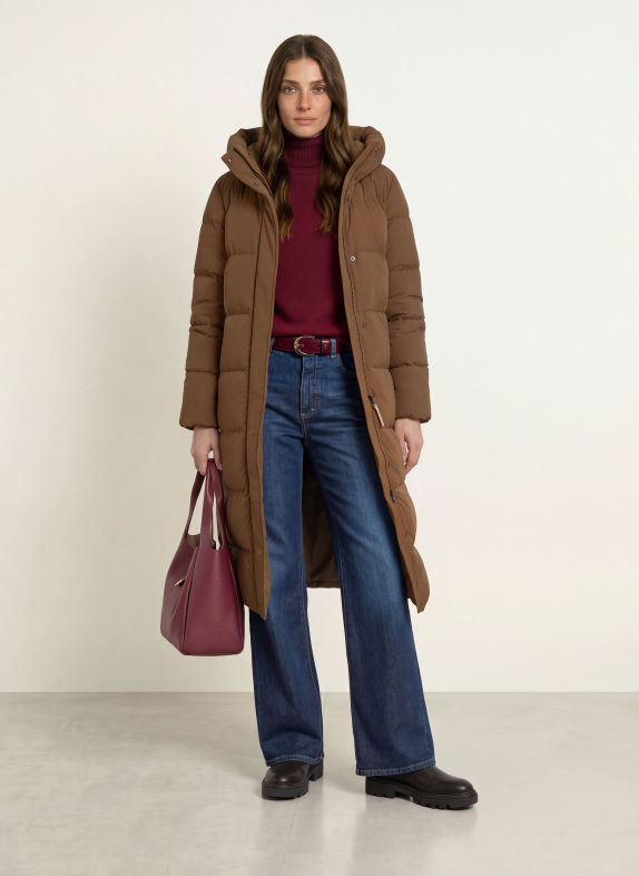 WOOLRICH MADISON Down coat BROWN