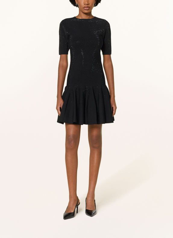 TED BAKER Robe de cocktail STELLEA ornée de pierres décoratives NOIR