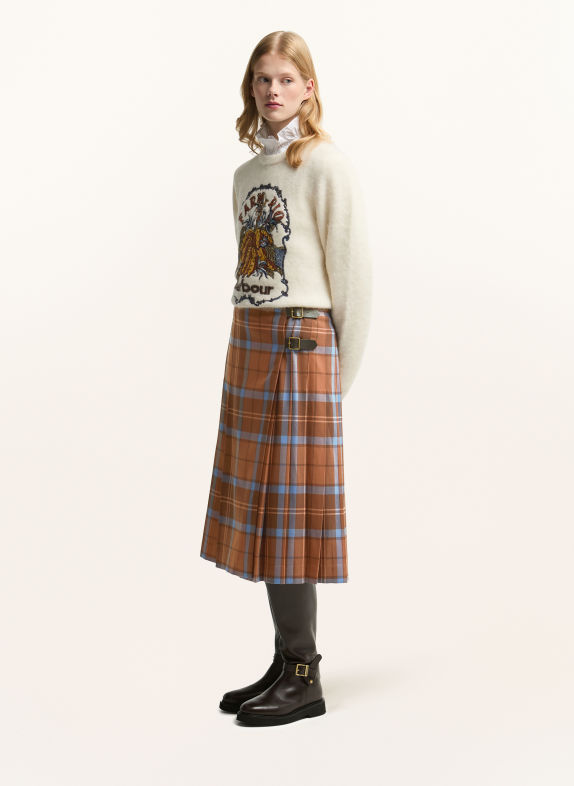 Barbour Wickelrock ALLAMANDA BRAUN / DUNKELBRAUN / HELLBLAU