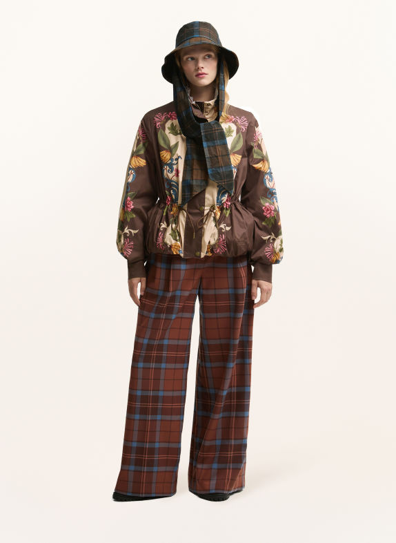 Barbour Jacke MANDEVILLA DUNKELBRAUN / HELLBRAUN / HELLROT