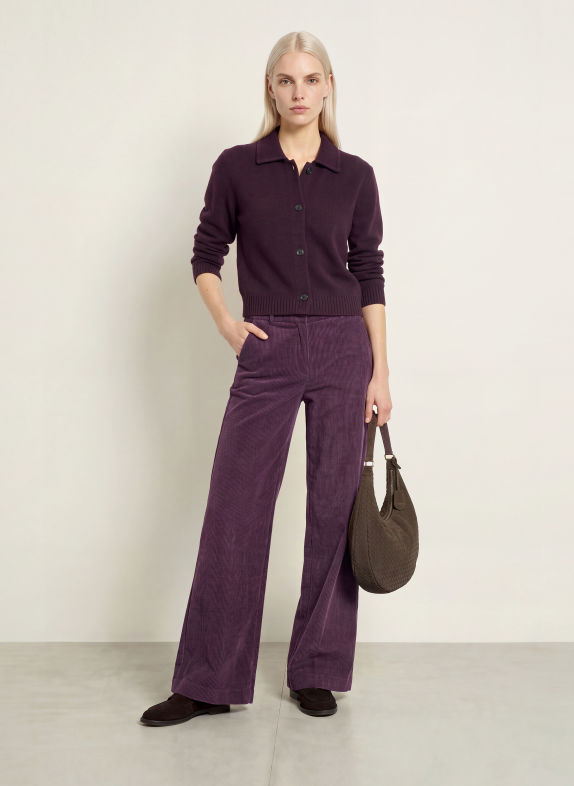 darling harbour Marlenehose aus Cord 02 berry