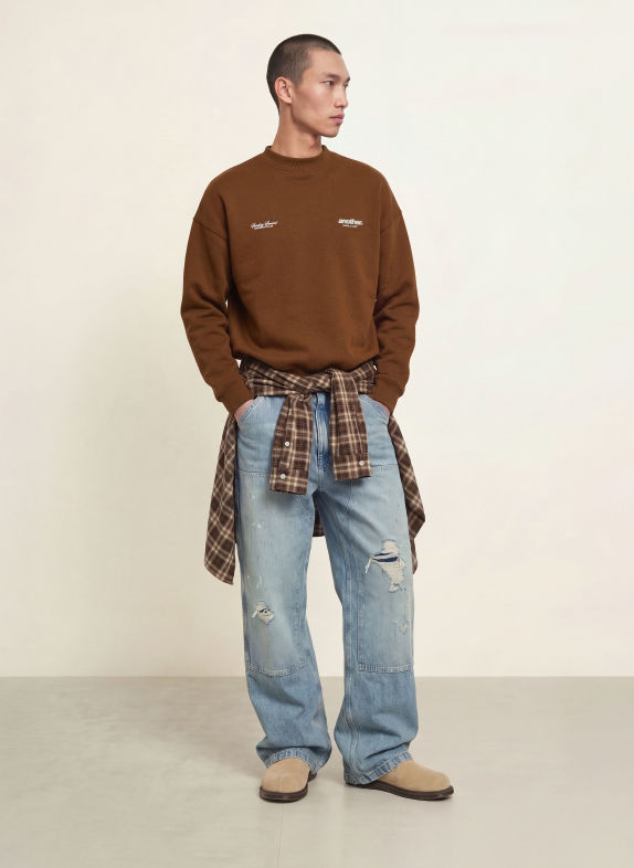 another COTTON LAB Sweatshirt MARRON