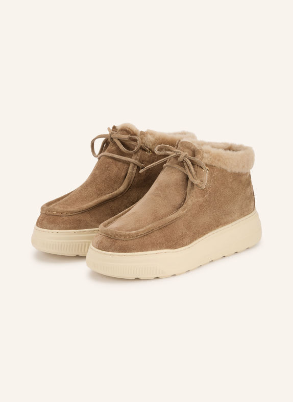 darling harbour Schnürboots BEIGE