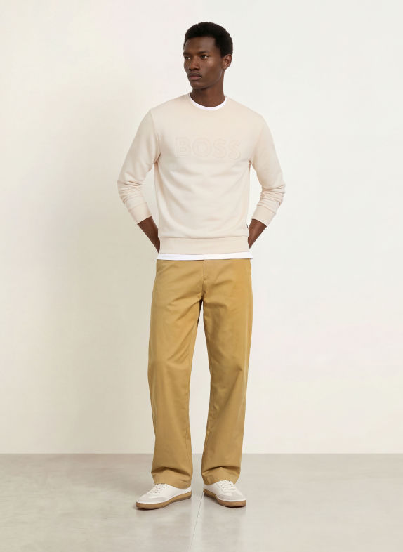 BOSS SOLERI Sweatshirt ECRU