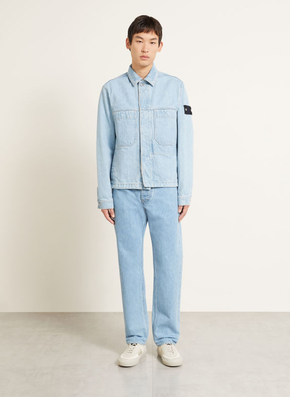 STONE ISLAND Jeans DENIM PROJECT Regular Straight Fit VJ204 BLUE LIGHT WASH