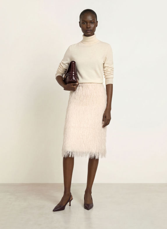 InWear Jersey Skirt OPHIRAIW ECRU